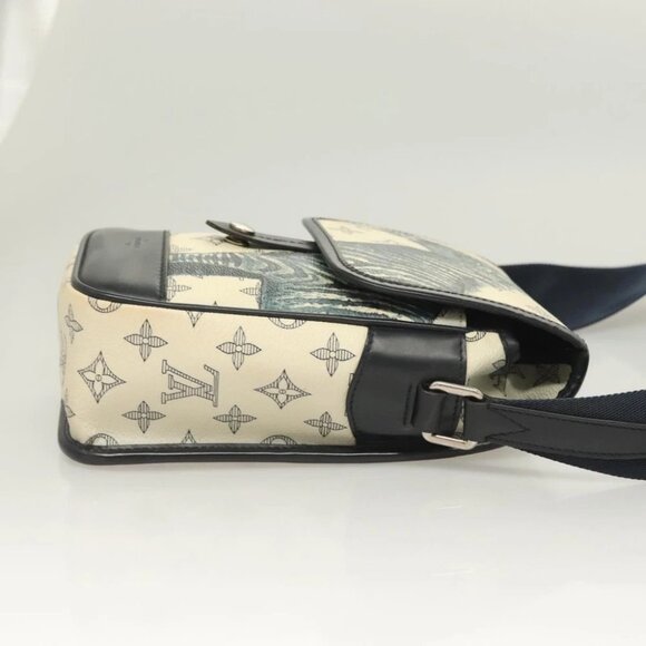 LOUIS VUITTON Monogram Savanna Messenger BB Shoulder Bag Navy M54247 Auth 127639 - Picture 4 of 15